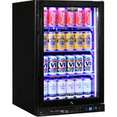 Schmick Quiet Running Front Venting Under Bench Heated Glass Door Bar Fridge - Model SK116R-B-HD (ON BACKORDER FOR MID JULY 2024)