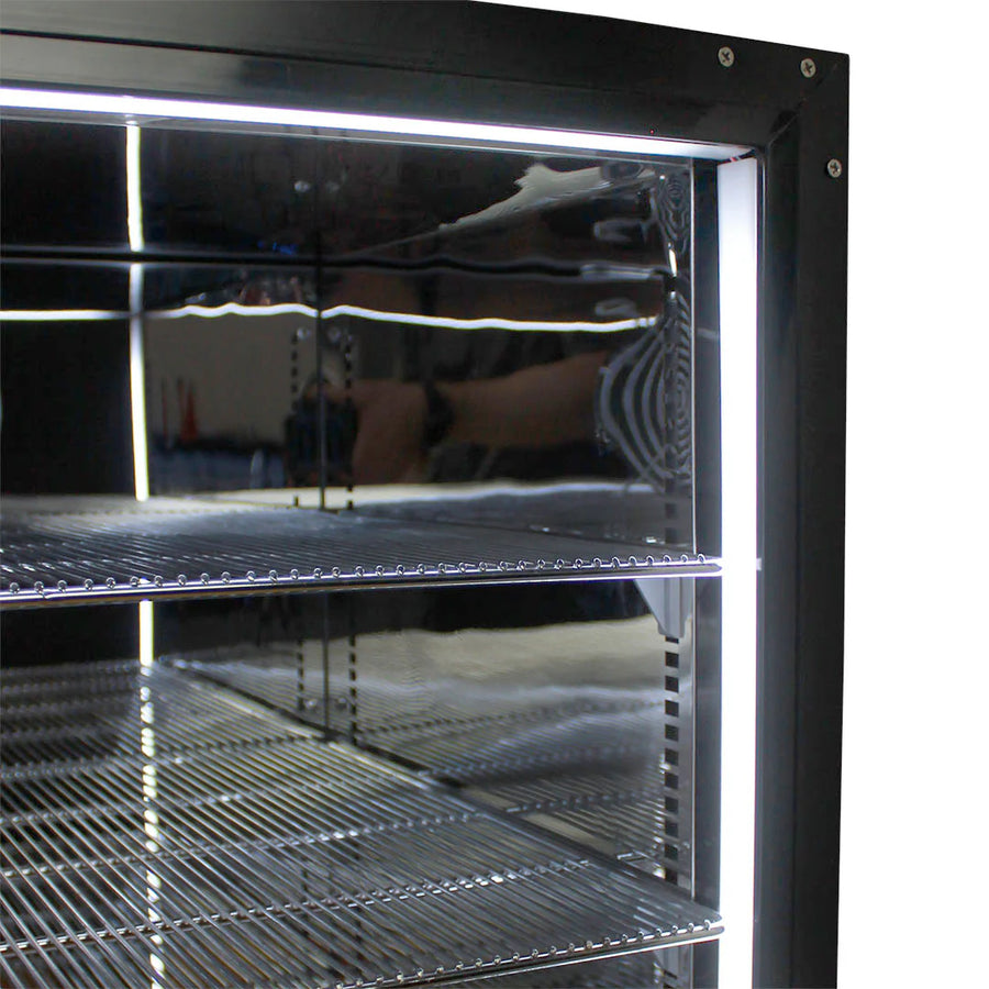 Schmick Quiet Running Front Venting Under Bench Solid Stainless Door Bar Fridge - Model SK156L-SD