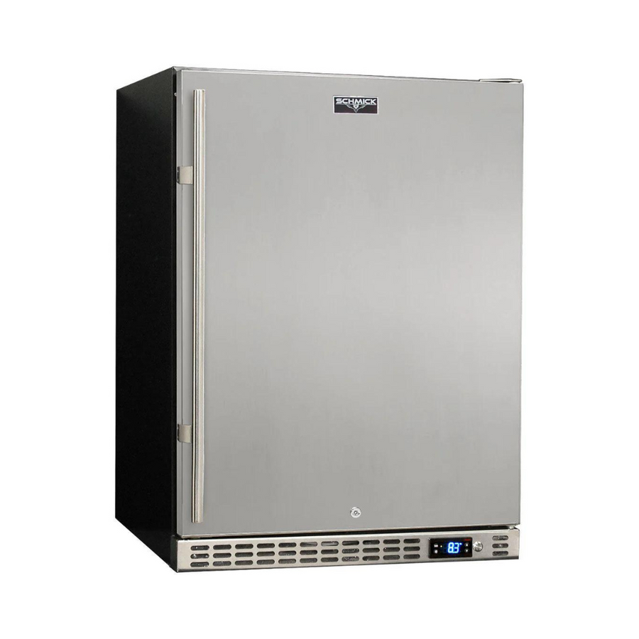 Schmick Quiet Running Front Venting Under Bench Solid Stainless Door Bar Fridge - Model SK156R-SD 12