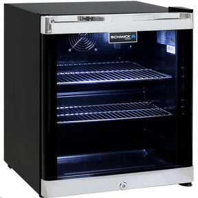 Schmick Tropical Glass Door Mini Bar Fridge 50Litre