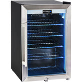 Schmick Tropical Triple Glazed Outdoor Glass Bar Fridge 70 Litre HUS-SC70-SS