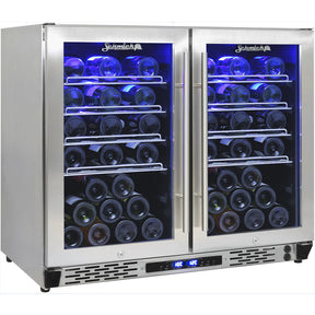 Schmick Twin Zone Alfresco Beer And Wine Bar Fridge Model JC190-GG 2 Yrs Parts/Labour