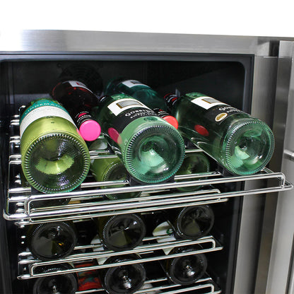 Schmick Twin Zone Alfresco Beer And Wine Bar Fridge Model JC190-SS 2 Yrs Parts/Labour