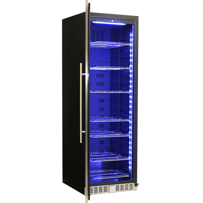 Schmick Upright Glass Door Drinks Refrigerator Model BD425RB Right Hinged