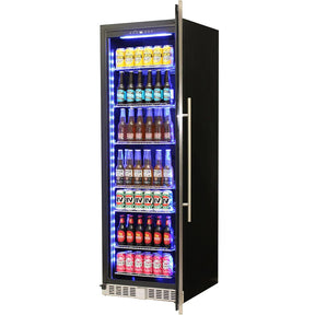 Schmick Upright Glass Door Drinks Refrigerator Model BD425RB Right Hinged