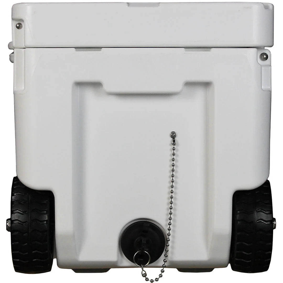 Scratch and Dent Rhino ES-50QTW Roto Molded Foam Injected 50 Litre Ice Box With Longest Ice Retention And Cool Wheels With Handle - Model SD-BA291-ES-50QTW