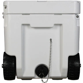 Scratch and Dent Rhino ES-50QTW Roto Molded Foam Injected 50 Litre Ice Box With Longest Ice Retention And Cool Wheels With Handle - Model SD-BA291-ES-50QTW