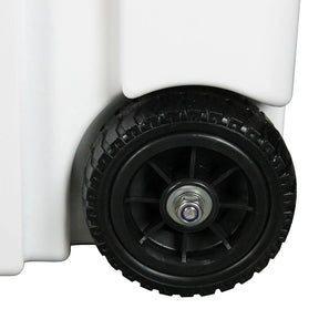 Scratch and Dent Rhino ES-50QTW Roto Molded Foam Injected 50 Litre Ice Box With Longest Ice Retention And Cool Wheels With Handle - Model SD-BA291-ES-50QTW