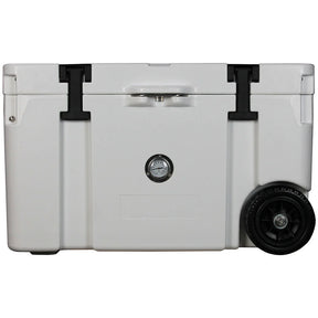 Scratch and Dent Rhino ES-50QTW Roto Molded Foam Injected 50 Litre Ice Box With Longest Ice Retention And Cool Wheels With Handle - Model SD-BA291-ES-50QTW