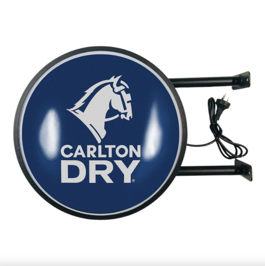 Carlton Dry Beer Bar Lighting Wall Sign Light LED (ON BACKORDER FOR EARLY NOVEMBER)