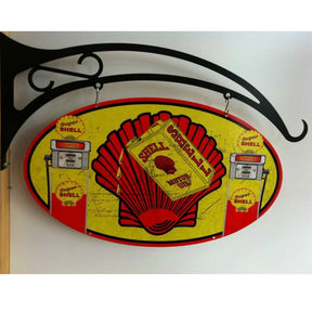 Shell Classic Oval Design Hanging Sign