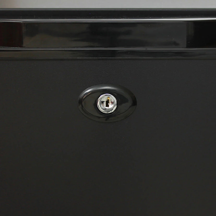 Silent 60 Litre Motel Quiet Mini Bar Fridge With Solid Door And Lock Change to Left Hinged (+$15.00) / Extend To 3 Yrs Replacement (+$69.00)