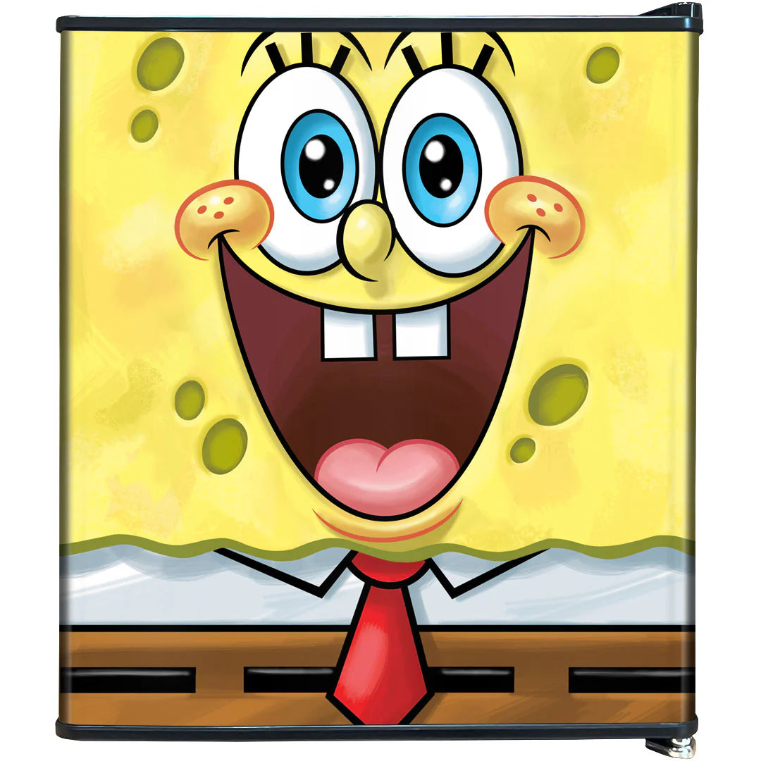 SpongeBob SquarePants Mini Bar Fridge - A Great Gift Idea! - Model BC46B2-SB-01