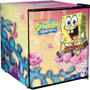 SpongeBob SquarePants Mini Bar Fridge - A Great Gift Idea! - Model BC46B2-SB-02