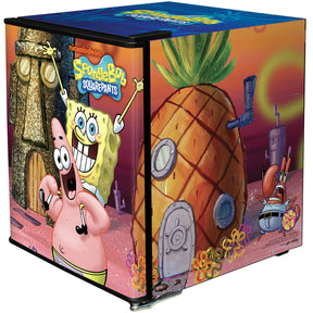 SpongeBob SquarePants Mini Bar Fridge - A Great Gift Idea! - Model BC46B2-SB-03