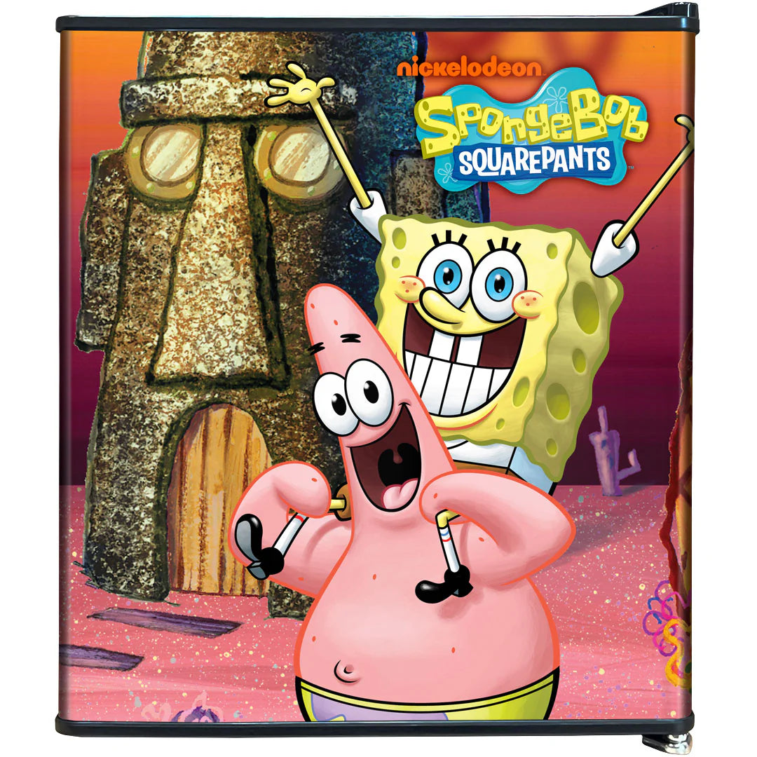 SpongeBob SquarePants Mini Bar Fridge - A Great Gift Idea! - Model BC46B2-SB-03