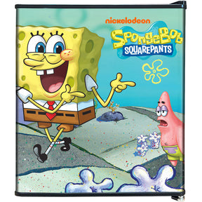 SpongeBob SquarePants Mini Bar Fridge - A Great Gift Idea! - Model BC46B2-SB-05