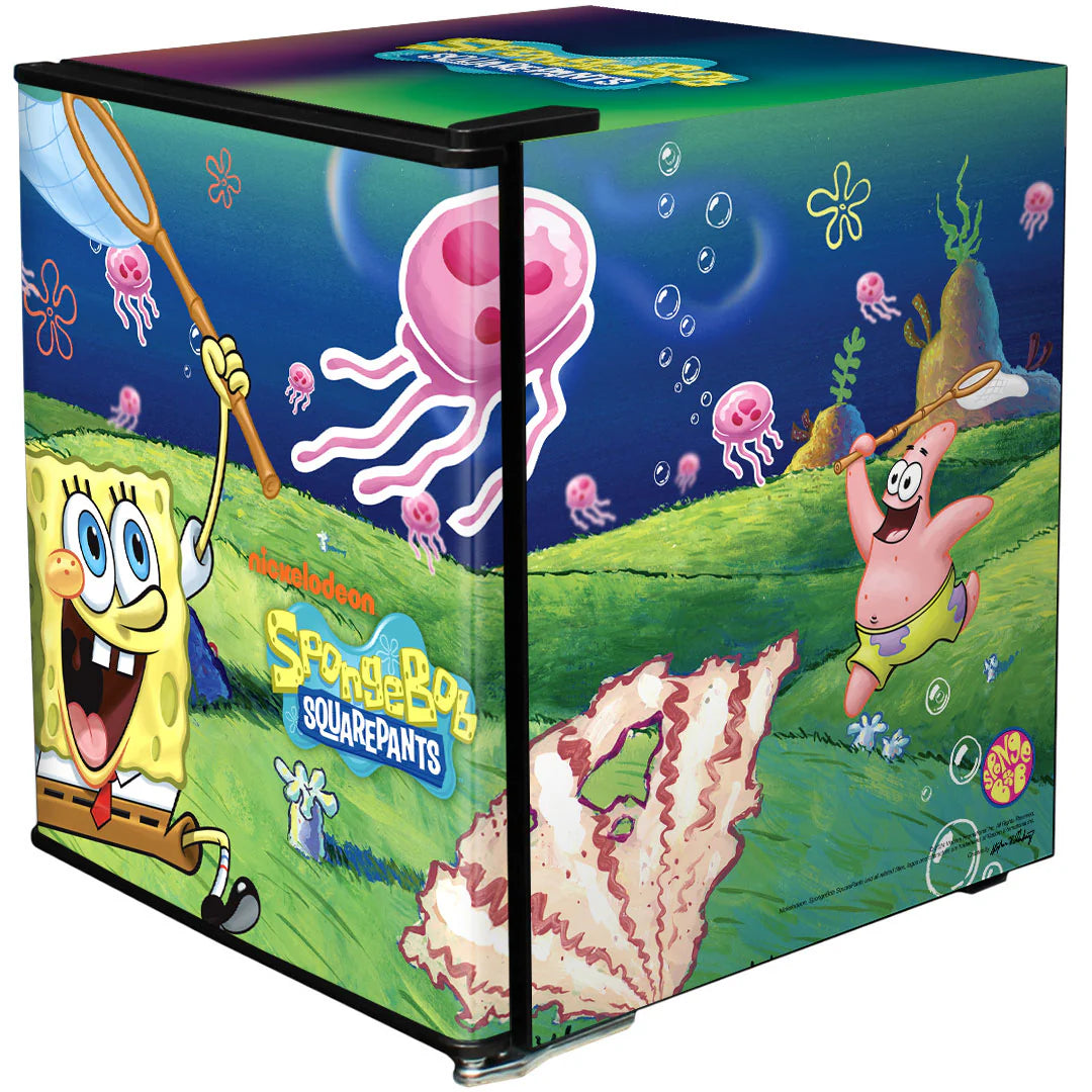 SpongeBob SquarePants Mini Bar Fridge - A Great Gift Idea! - Model BC46B2-SB-07