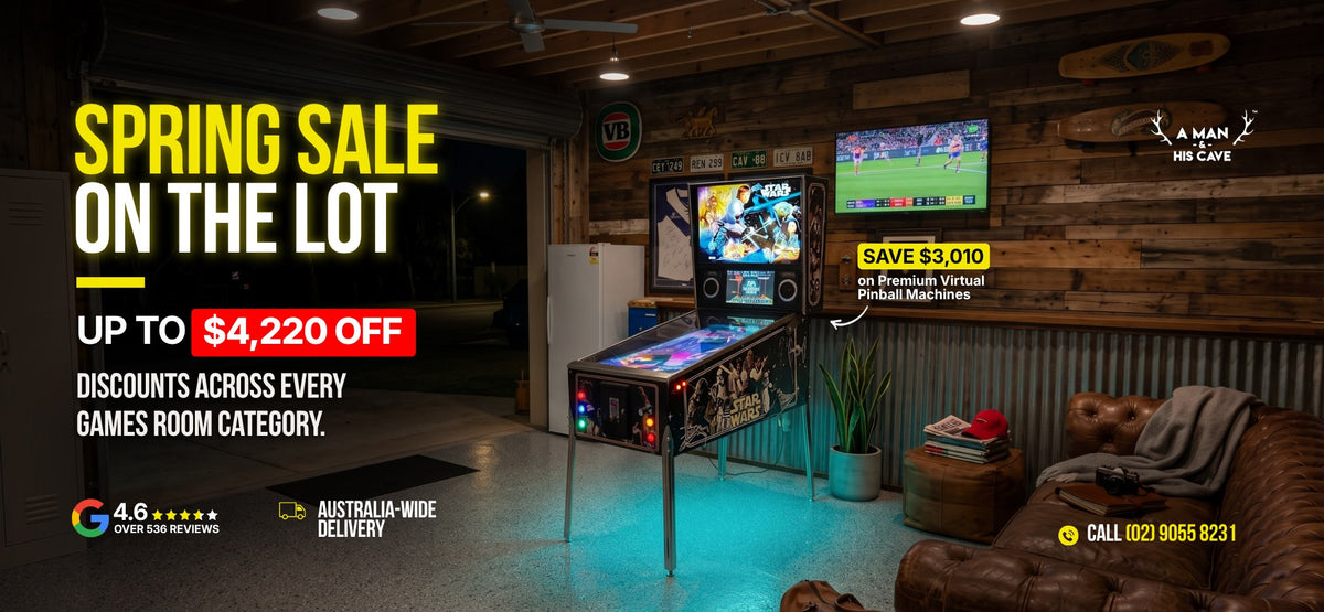 Spring Sale on the lot. Up to $4,220 off across every games room category