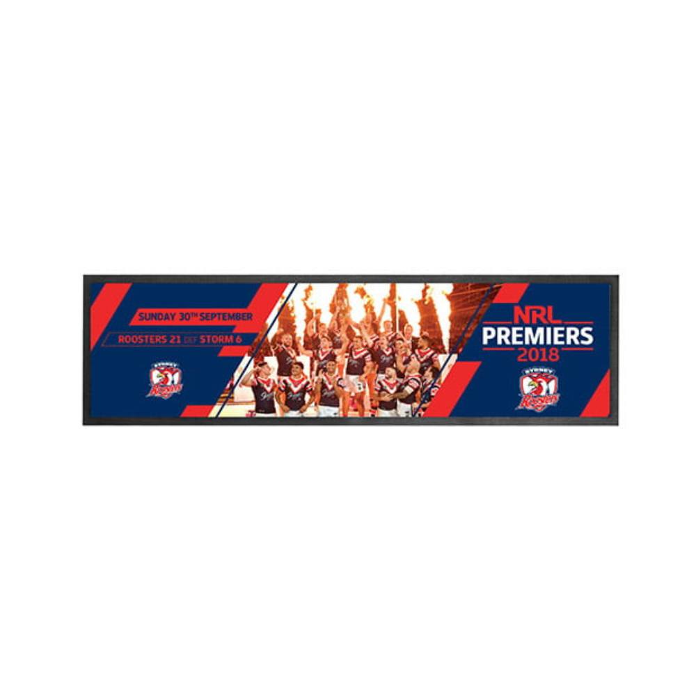 Sydney Roosters 2018 Premiers Premiership NRL Team Photo Bar Runner Mat