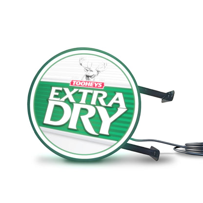 TOOHEYS EXTRA DRY TED Bar Lighting Wall Sign Light LED