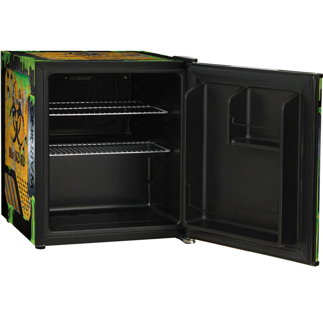 Toxic Slime Crate Design Mini Bar Fridge - A Great Gift Idea - Model HUS-BC46B-SLIME 