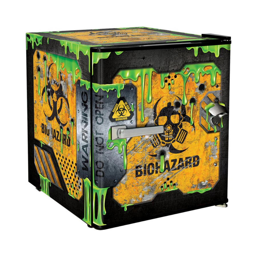 Toxic Slime Crate Design Mini Bar Fridge - A Great Gift Idea - Model HUS-BC46B-SLIME 