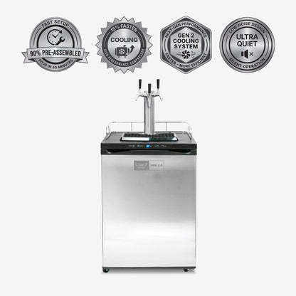 GEN 2.0 Kegerator Triple Tap