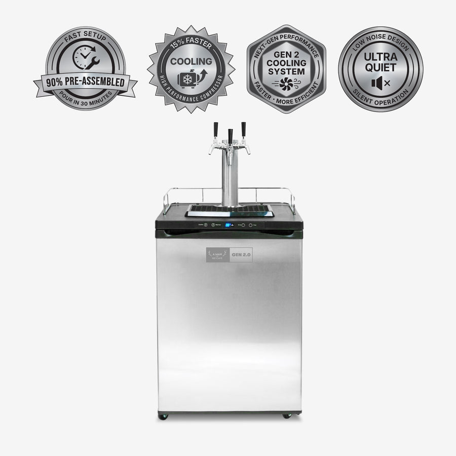 GEN 2.0 Kegerator Triple Tap