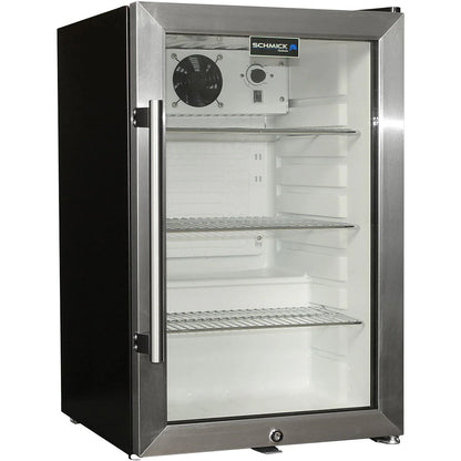 Tropical Glass Door Mini Bar Fridge Chromed Adjustable Shelves Blue Led Light And Holds 80 Cans Add 1 Extra Yr Parts/Labour (+$139.00)