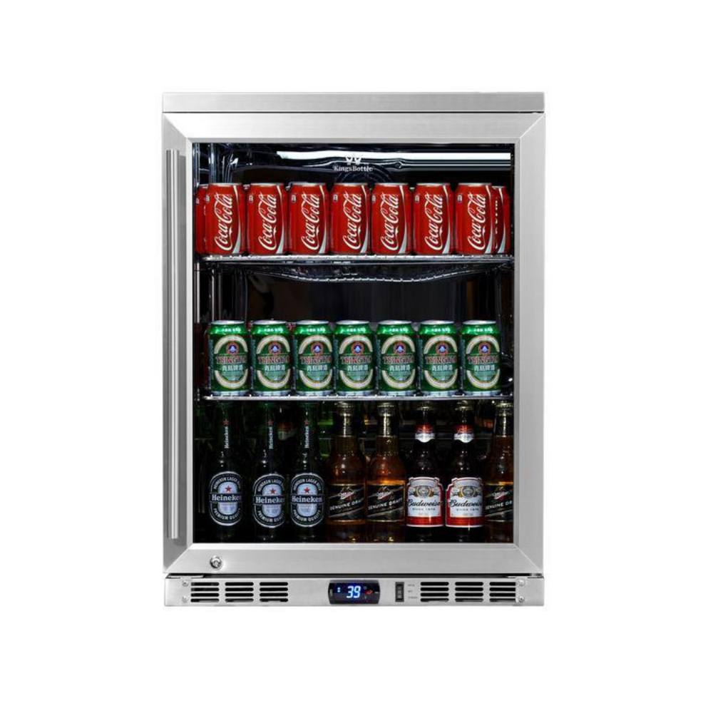 Beverage Fridge - Heating Glass Door Under Bench Beverage Fridge