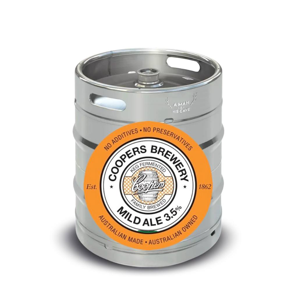 Beer Keg - Coopers Mild Ale Commercial Keg 3.5% A-Type Coupler [NSW]