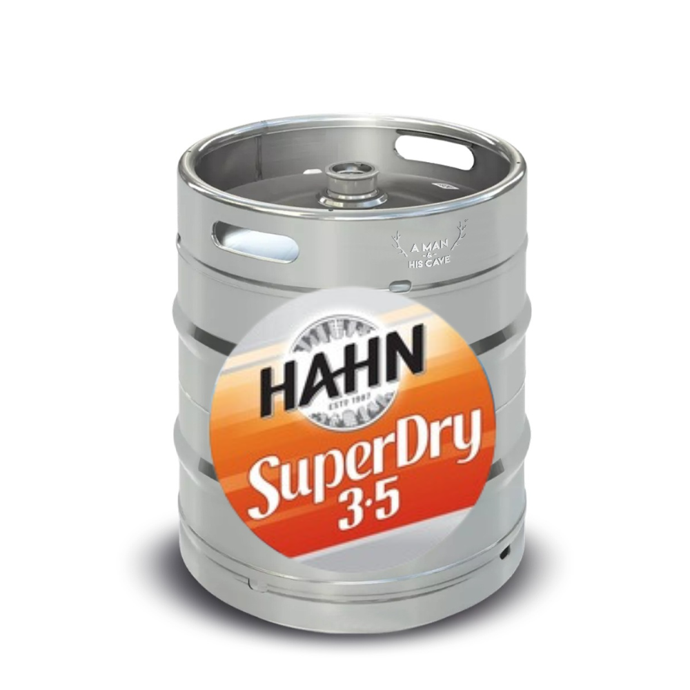 Hahn Super Dry 50lt Commercial Keg 3.5% A-Type Coupler [QLD]