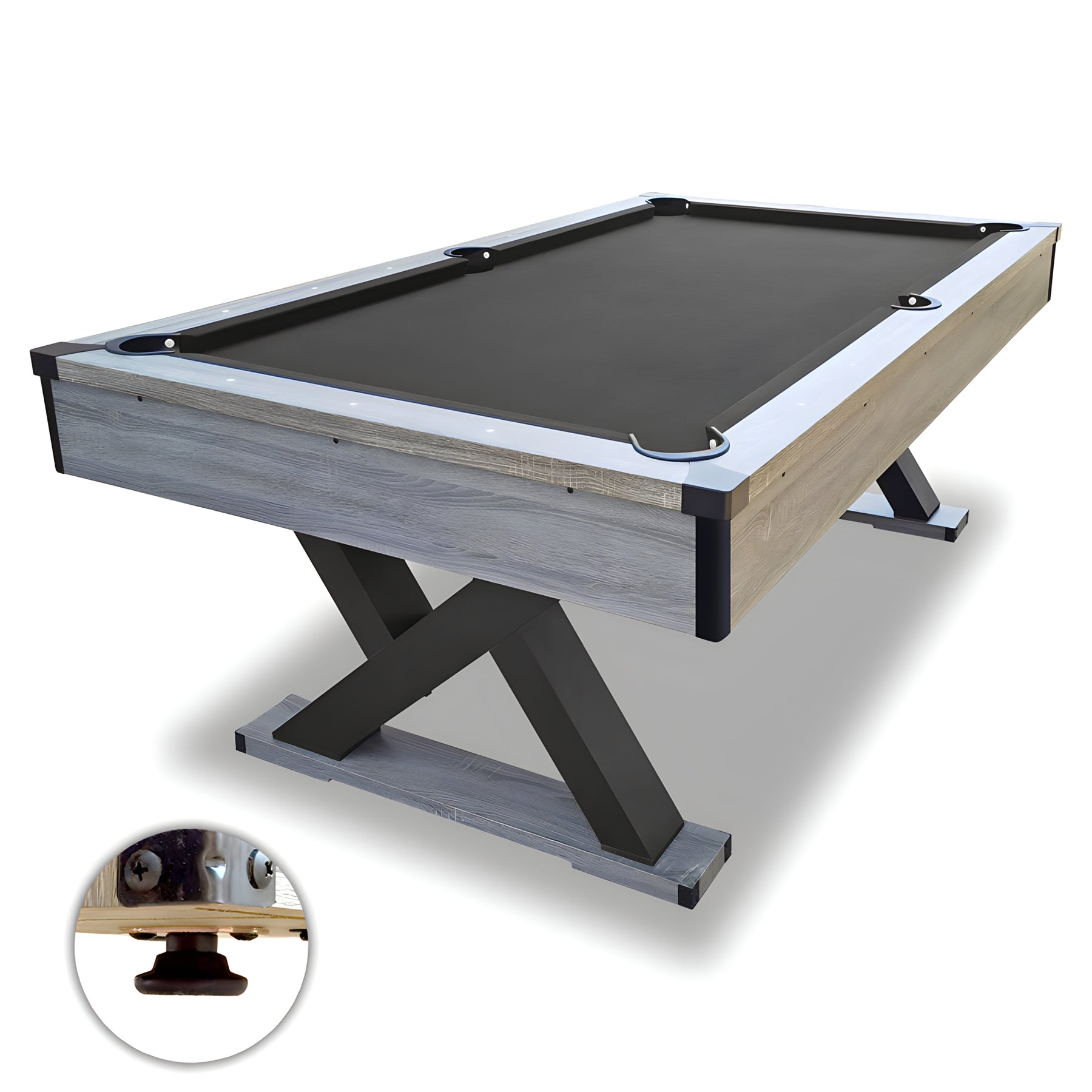 Silver Mist 8FT MDF Billiard Table With Free Accessories Pack Pool / Snooker Table