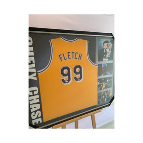 Chevy Chase Signed Authentic La Lakers Fletch Jersey (Beckett COA)