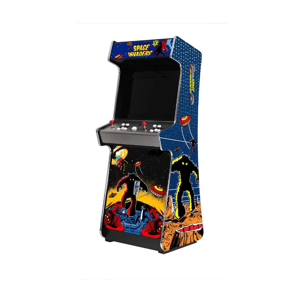 Upright Arcade Machine - Retro Invaders Arcade Machine - Platinum