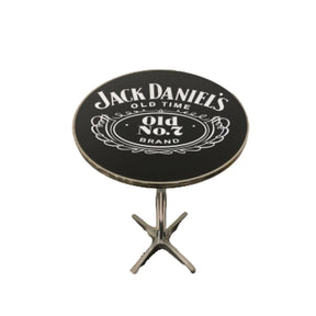 Table & Bar Stools - Jack Daniels Adjustable Height Retro Bar Table