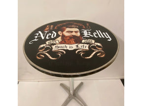 Table & Bar Stools - Ned Kelly Premium Adjustable Height Retro Bar Table