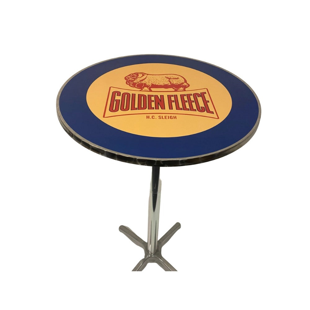 Table & Bar Stools - Golden Fleece Premium Adjustable Height Retro Bar Table