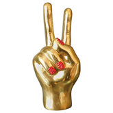 Peace Brass Hand Sculpture – Swarovski embellished