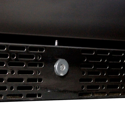 Upright Super Slim Depth Quiet Running Glass Front 2 Zone Wine Fridge With 5 x Led Colour Options