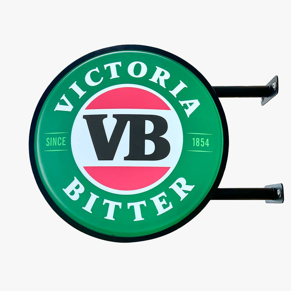 VB Victoria Bitter Beer Bar Lighting Wall Sign Light LED
