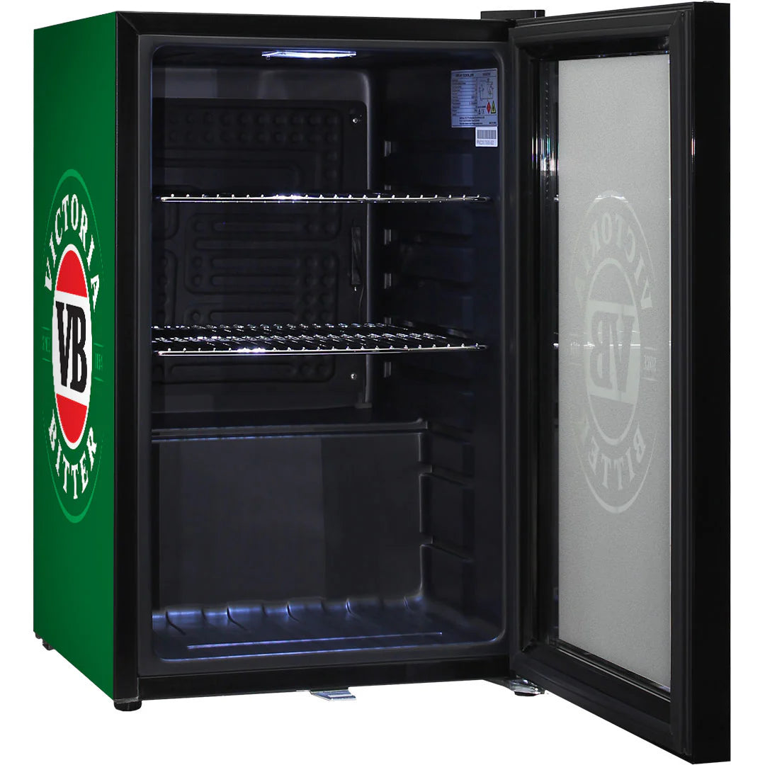 VB Branded Glass Door Bar Fridge With Cool Frosted Door Logo