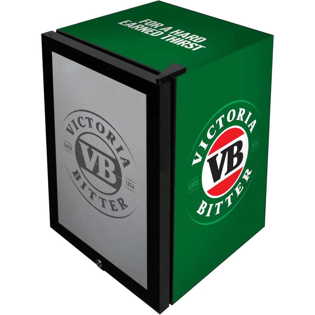 VB Branded Glass Door Bar Fridge With Cool Frosted Door Logo