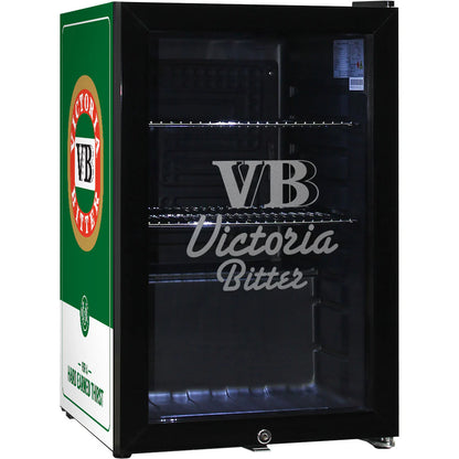 VB Original Branded Glass Door Bar Fridge With Cool Frosted Door Logo