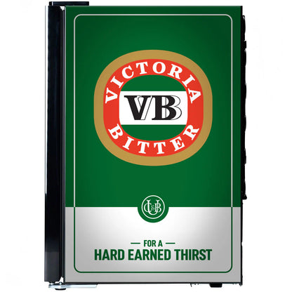 VB Original Branded Glass Door Bar Fridge With Cool Frosted Door Logo