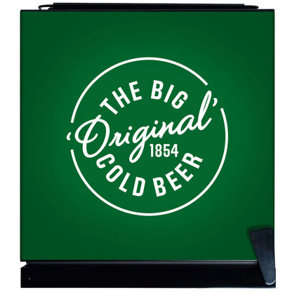 VB Original Branded Glass Door Bar Fridge With Cool Frosted Door Logo