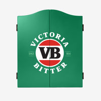 Victoria Bitter Branded Dartboard with Cabinet