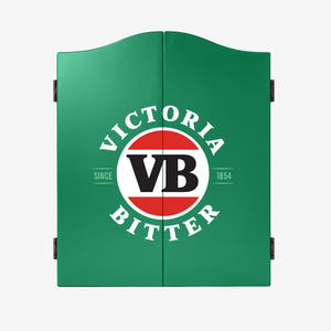 Victoria Bitter Branded Dartboard with Cabinet