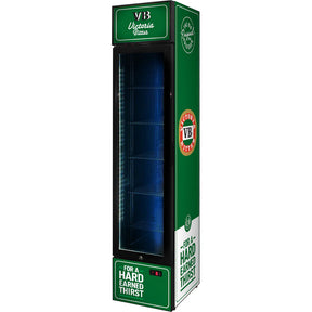 Victoria Bitter Original Branded Skinny Upright Bar Fridge 2YRS Parts /Labour